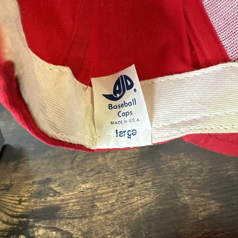 Vintage Kc‎ Chiefs Kansas City Arrowhead Football AJD Made In USA SnapBack Hat